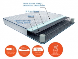 Матрас Брюс 90х195 мм