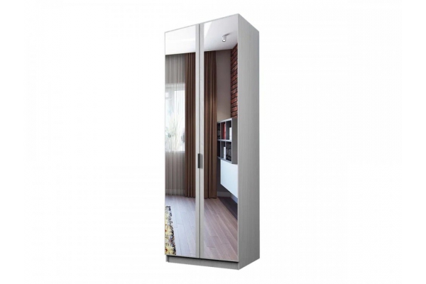 Шкаф для Одежды со штангой Экон ЭШ1-РП-19-8 с зеркалами