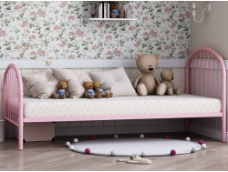 Кровать металлическая Эвора-1 Розовый