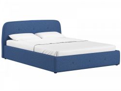 Кровать 1400 с основанием Илона Шерлок 784 синий
