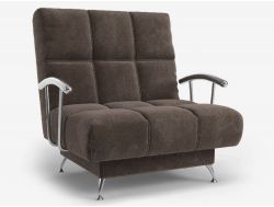 Кресло Финка с подлокотниками темно-коричневый Пони 33