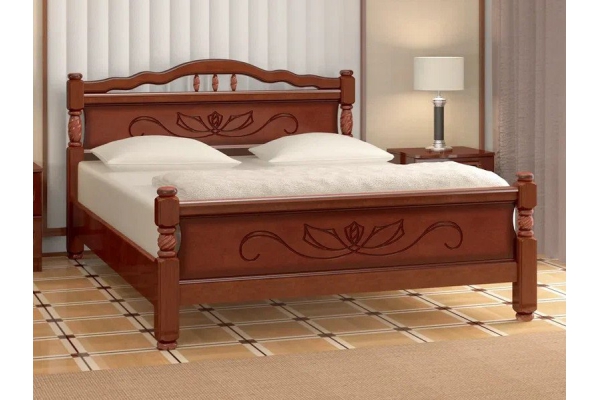 Кровать Карина-5 900 Орех