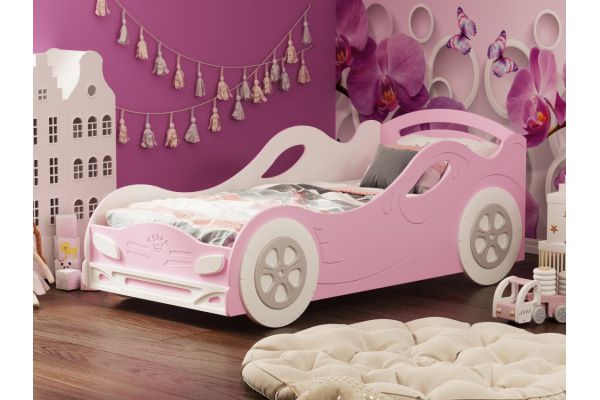 Детская кровать для девочки Омега-12 МДФ