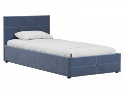 Кровать 900 с основанием Синди Мазерати 21 серо-синий