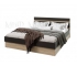 Кровать 1600 с ПМ Ким Графит софт, сонома