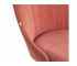 Кресло Swan флок розовый