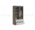 Шкаф 2-х створчатый комбинированный с антресолью 900 Челси Белый/сонома