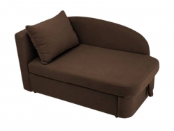 Диван 1050 левая ориентация коричневый