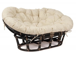 Кресло Mamasan 23/02 W Antique brown с подушкой