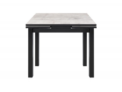 Стол раздвижной Альдo-mini 800*800 мм Винтажная сосна/черный
