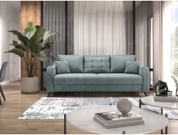 Прямой диван Бриз Newtone aqua blue