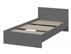 Кровать 900 Денвер Графит серый с настилом