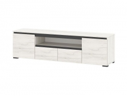 Тумба Гретта 1800 2С2Я дуб крафт белый