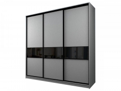 Шкаф-купе Max МШ-23-6-27/2-999 черная пленка