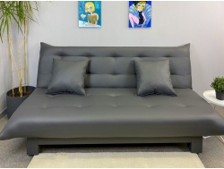 Диван Поло Стайл кожзам Dark Grey