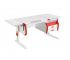 Парта СУТ.25-03-К белый с красным