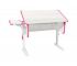 Парта СУТ 41 с боковой полкой рамух-розовый