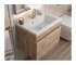 Тумба с раковиной Uperwood Eva Крафт Табачный 50 см