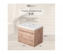 Тумба с раковиной Uperwood Eva Крафт Табачный 50 см
