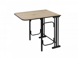 Стол тумба TC-1 черный каркас Дуб Каньон