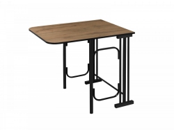 Стол тумба TC-1 черный каркас Дуб Вотан