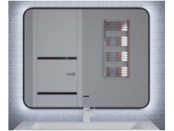 Зеркало Uperwood Modul черное холодная подсветка 65х80 см